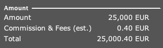 DAX futures order confirmation