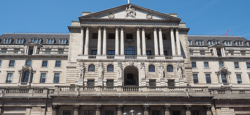 Bank of England BoE in London