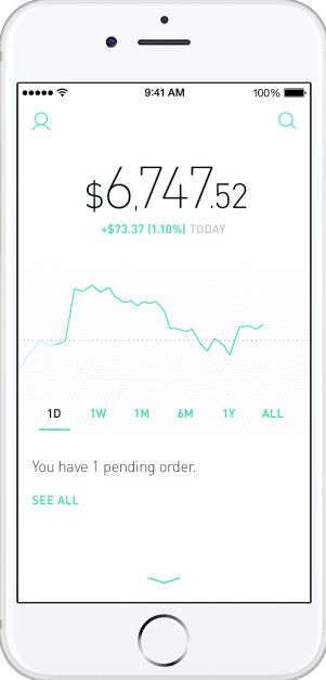 Robinhood mobile app