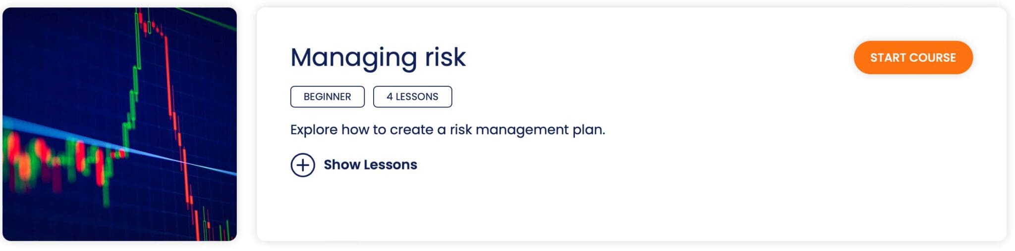 Course at FOREX.com on managing risk