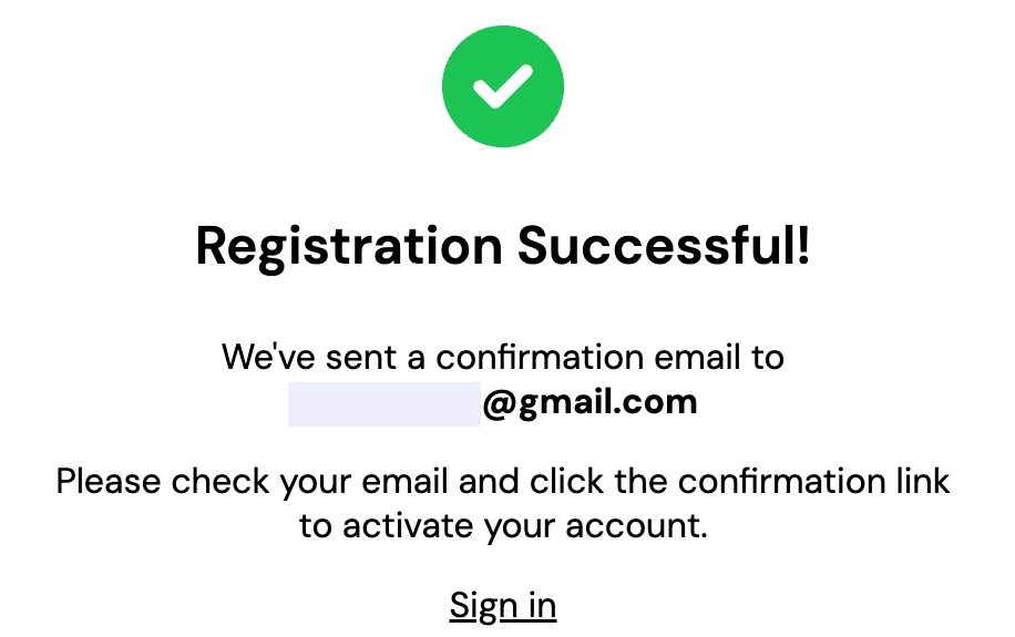 NordFX account sign-up confirmation