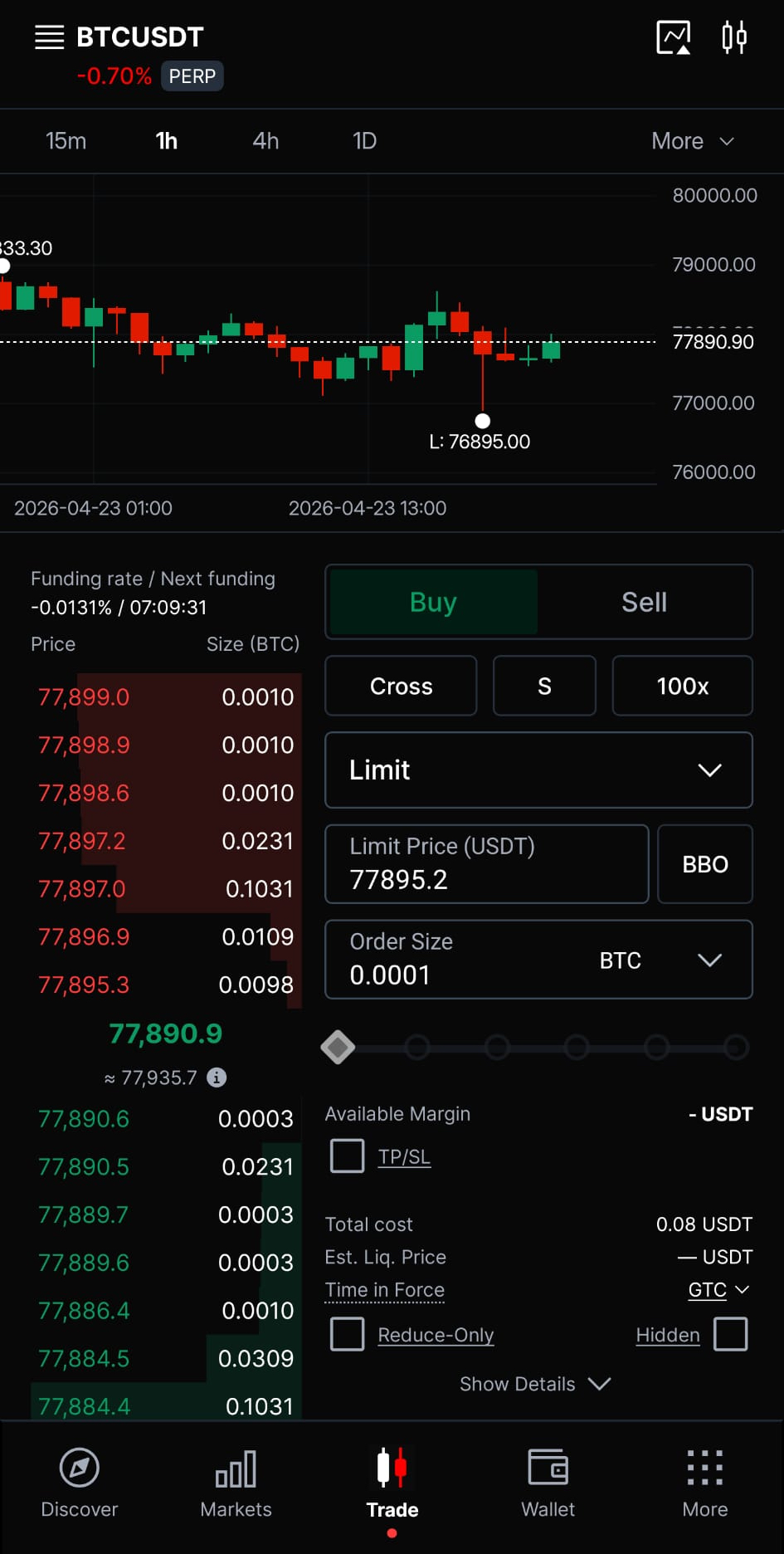 BitMex Mobile App