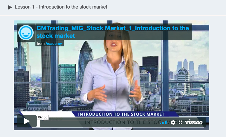 CMTrading training videos