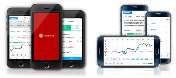 Financika mobile app