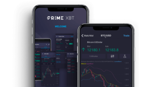 PrimeXBT mobile trading app iOs and android