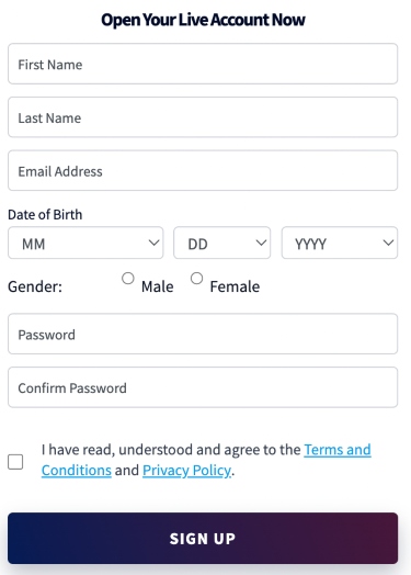 EagleFX Registration Form