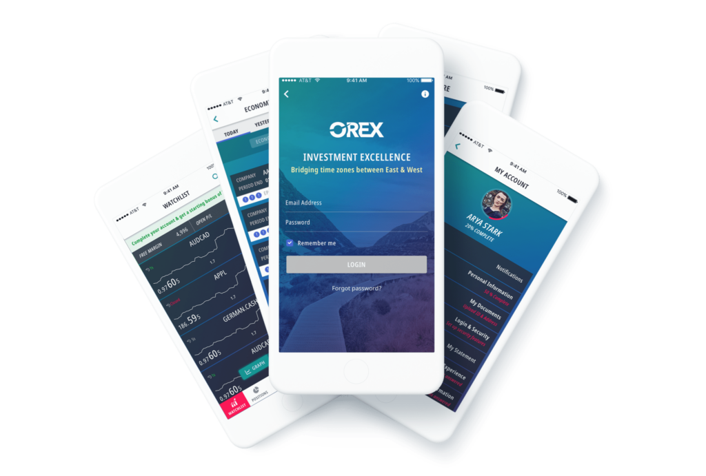 Orex mobile trading