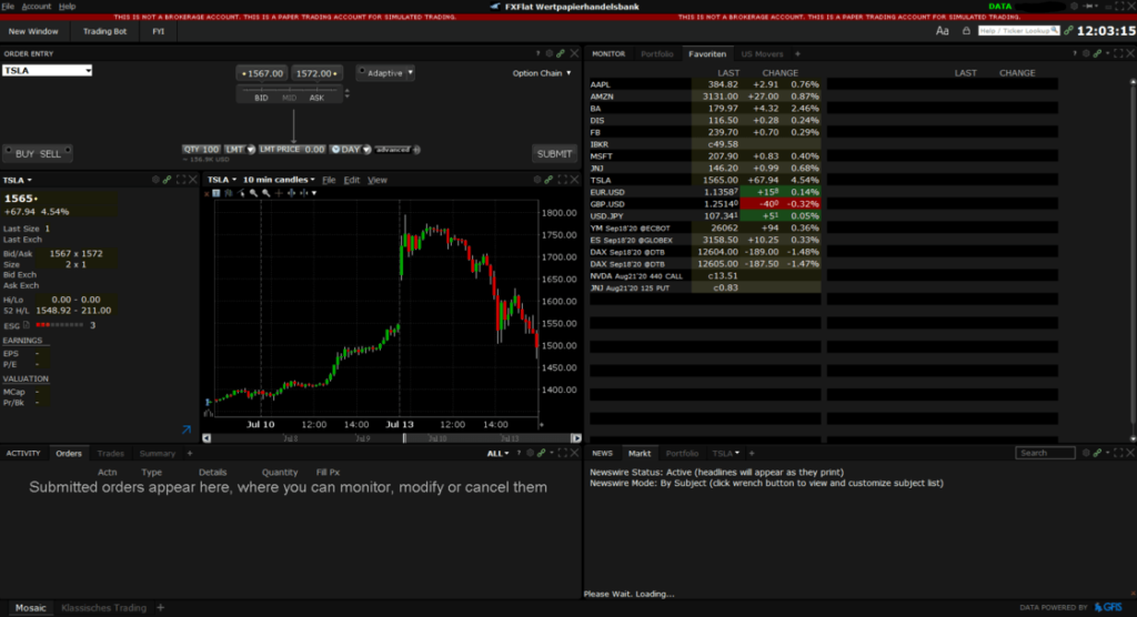 FXFlat Trader Workstation