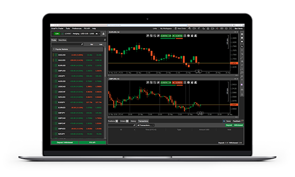 OctaFX Review and Tutorial 2021, octa trading. OctaFX cTrader platform laptop