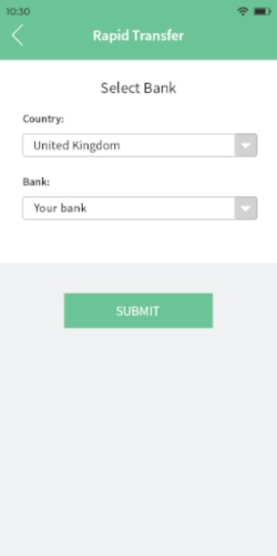 Rapid Transfer supported banks