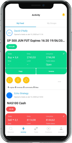 AvaSocial copy trading app