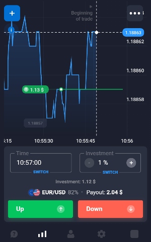 Trading forex binary options on Quotex app
