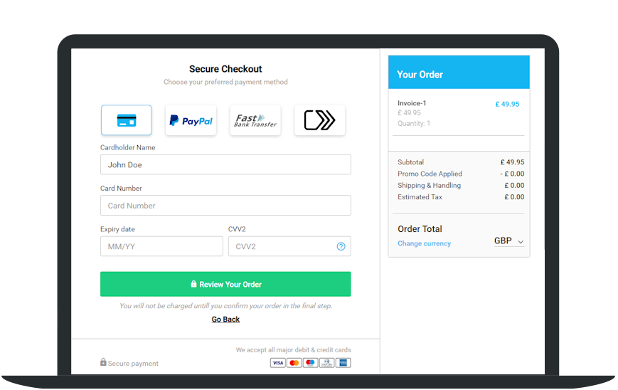 SafeCharge competitors