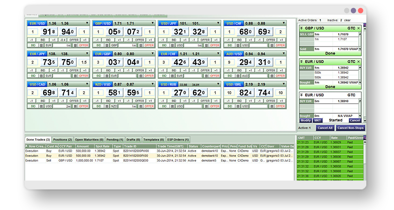 Tradeview Currenex platform