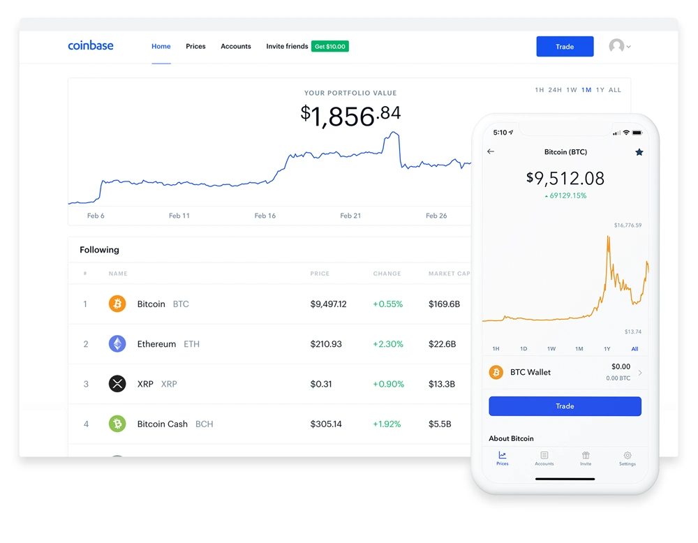 Coinbase substitutes