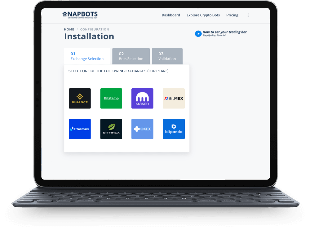 Crypto trading on NapBots