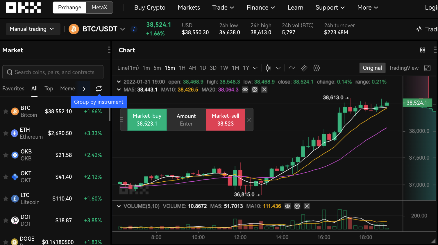 OKX Trading Platform