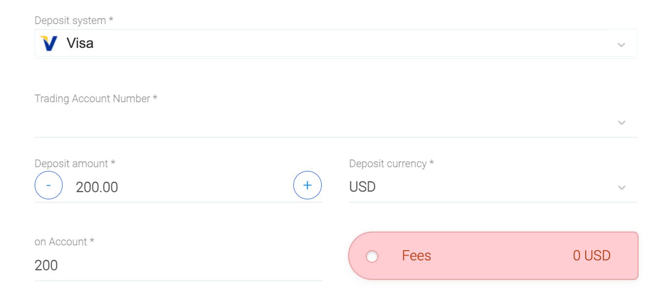 Making a deposit on AdroFx