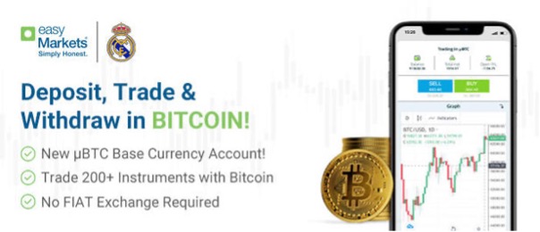 easyMarkets BTC account