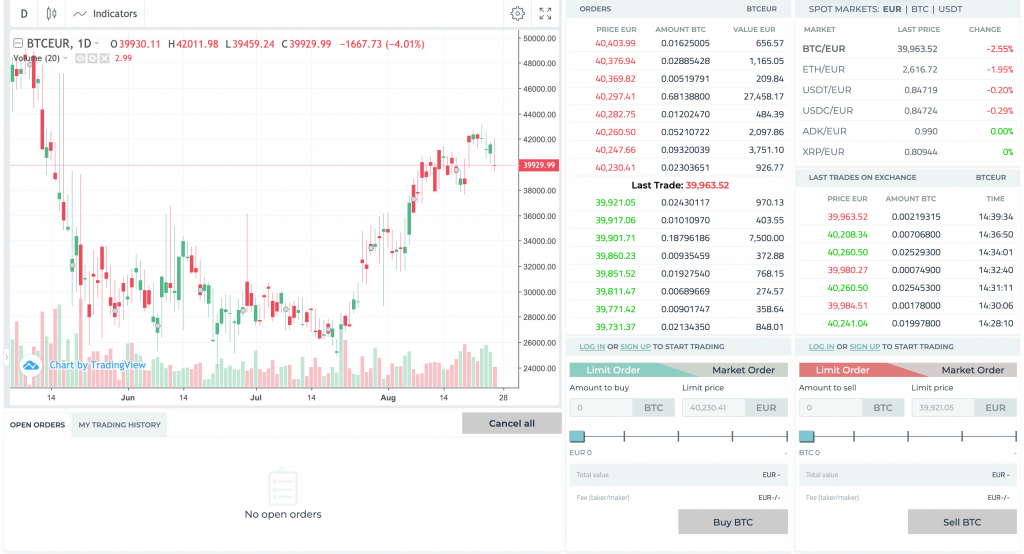 Bitlocus exchanage platform