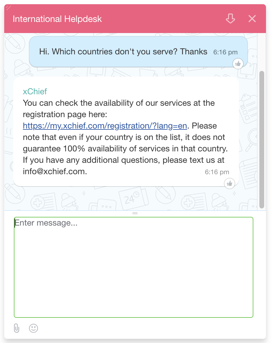 xChief Live Chat