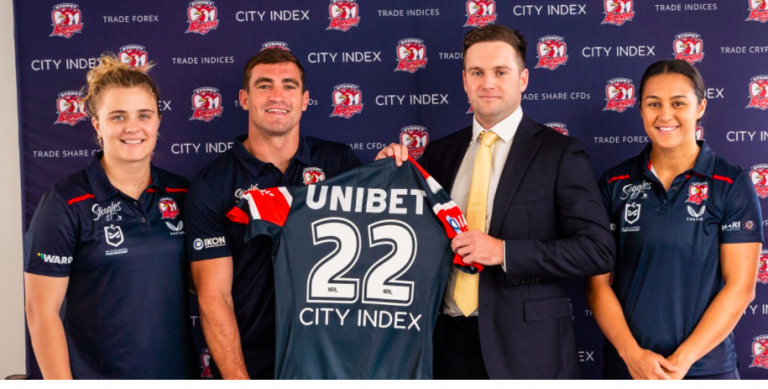 City Index Sponsors Sydney Roosters In 3 Year Deal