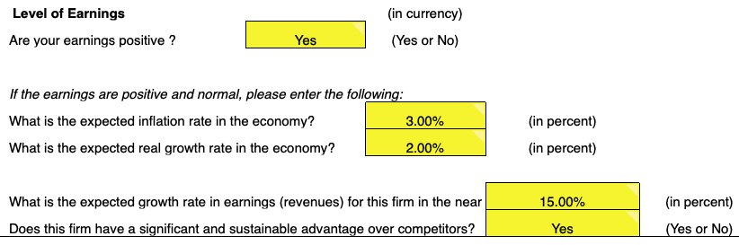 choosing the right valuation model