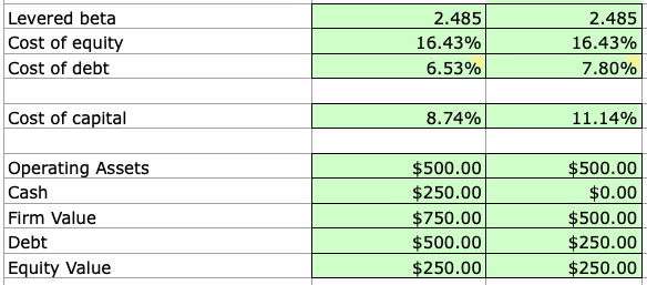 gross debt vs. net debt approach