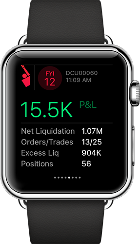 Trading on smart watch in USA