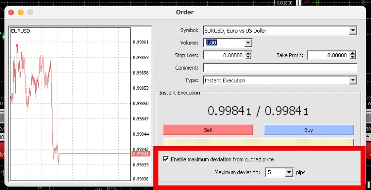 Market execution vs instant execution guides