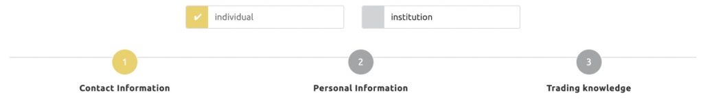 Opening an account at KAB broker