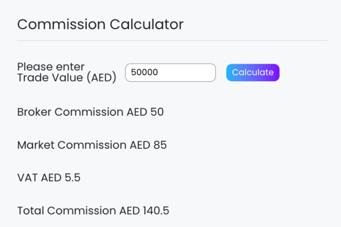 xCube fee calculator