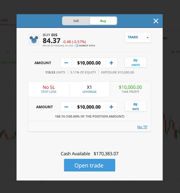 Placing a position trade