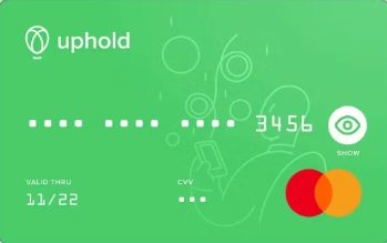 Uphold spending card