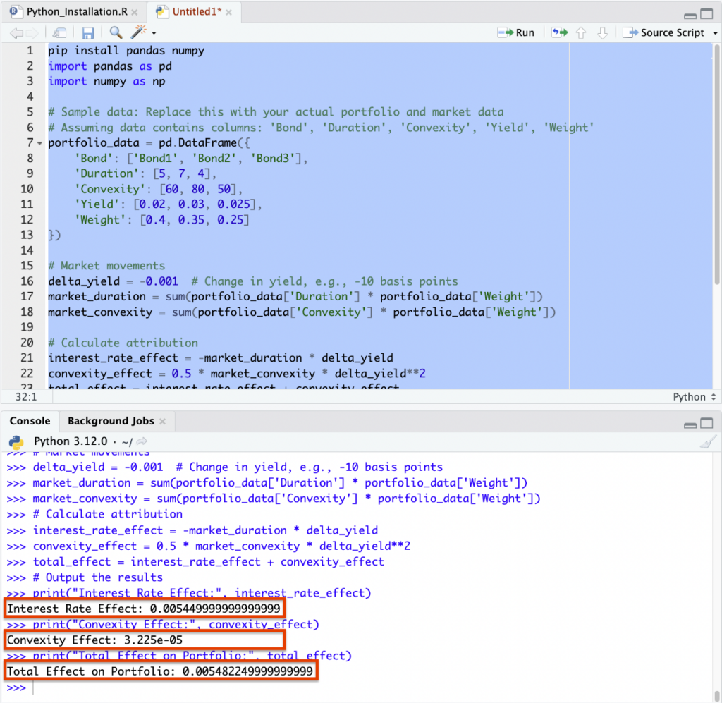 Fixed-Income Attribution in Python