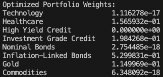 hierarchical risk parity portfolio simulation weights