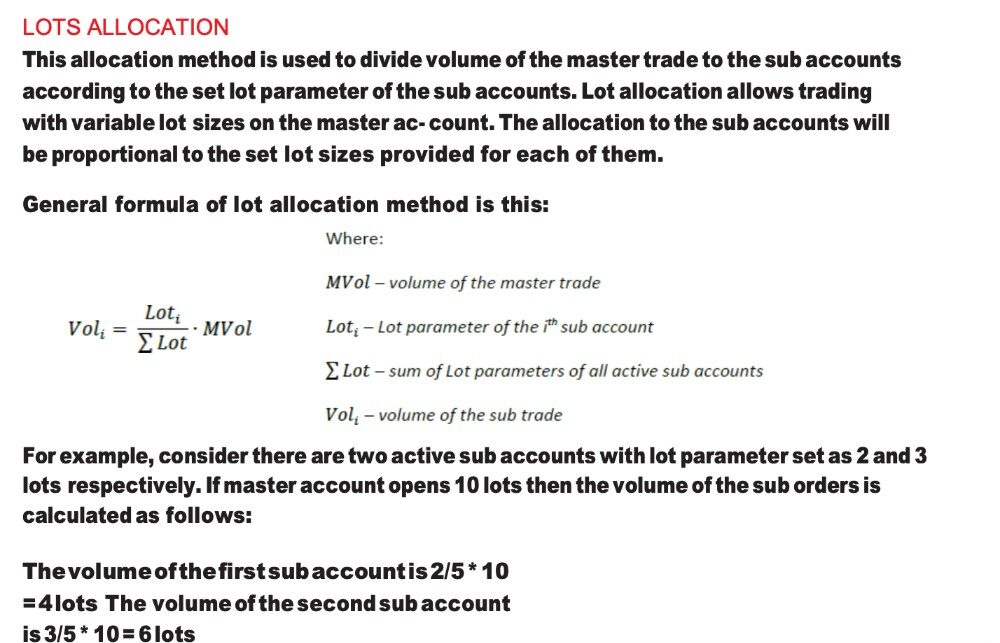 How IronFX LAMM account works