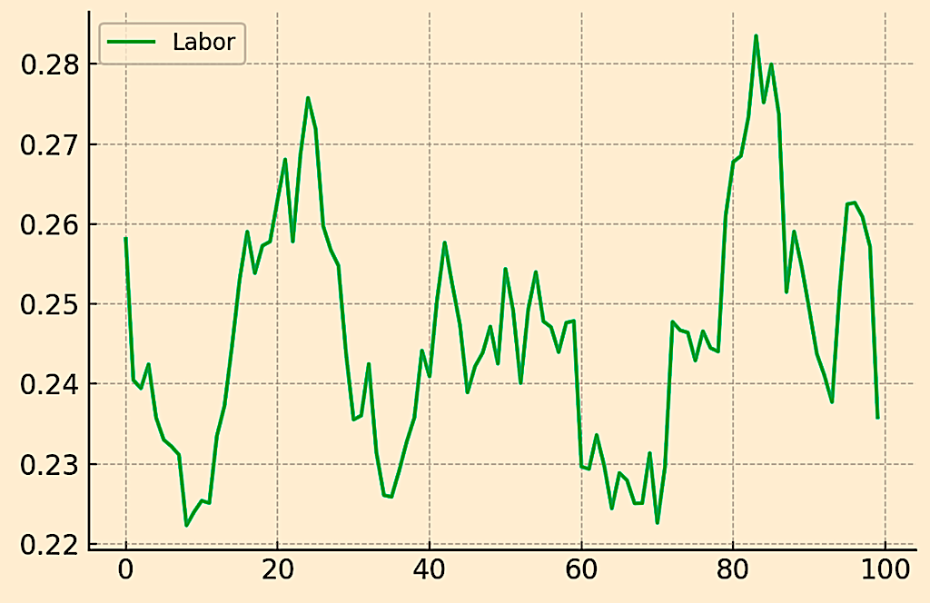 labor DSGE model