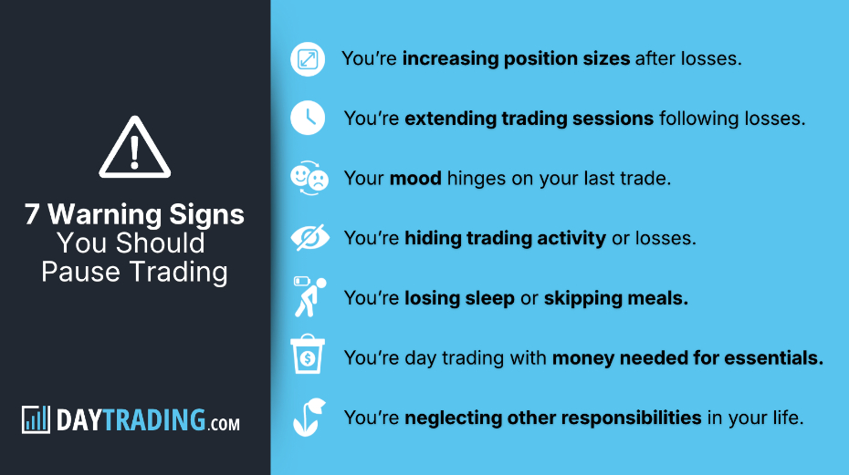 7 warning signs that you should stop day trading