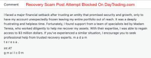 Recovery Scams