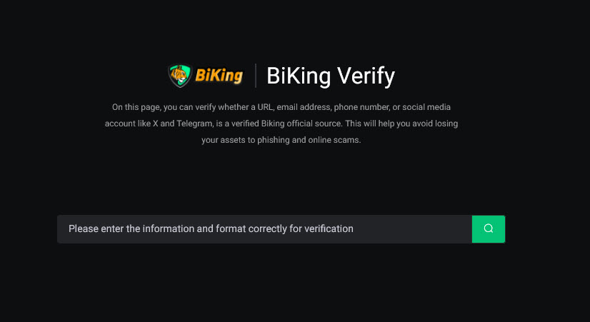 Biking Verify
