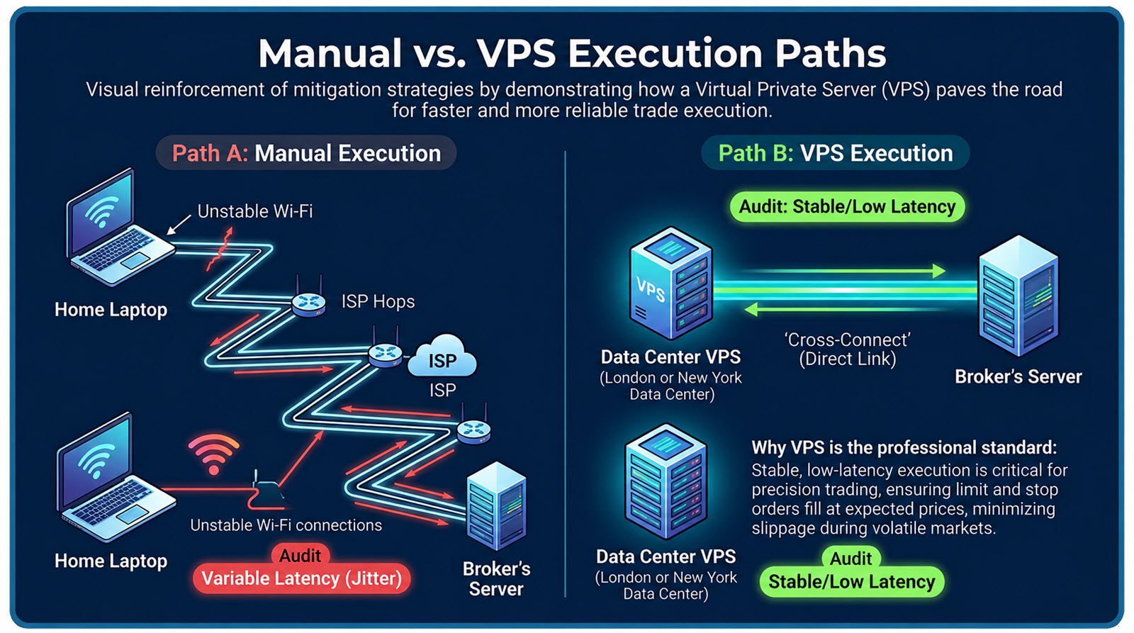 Manual vs VPS Execution visualisation