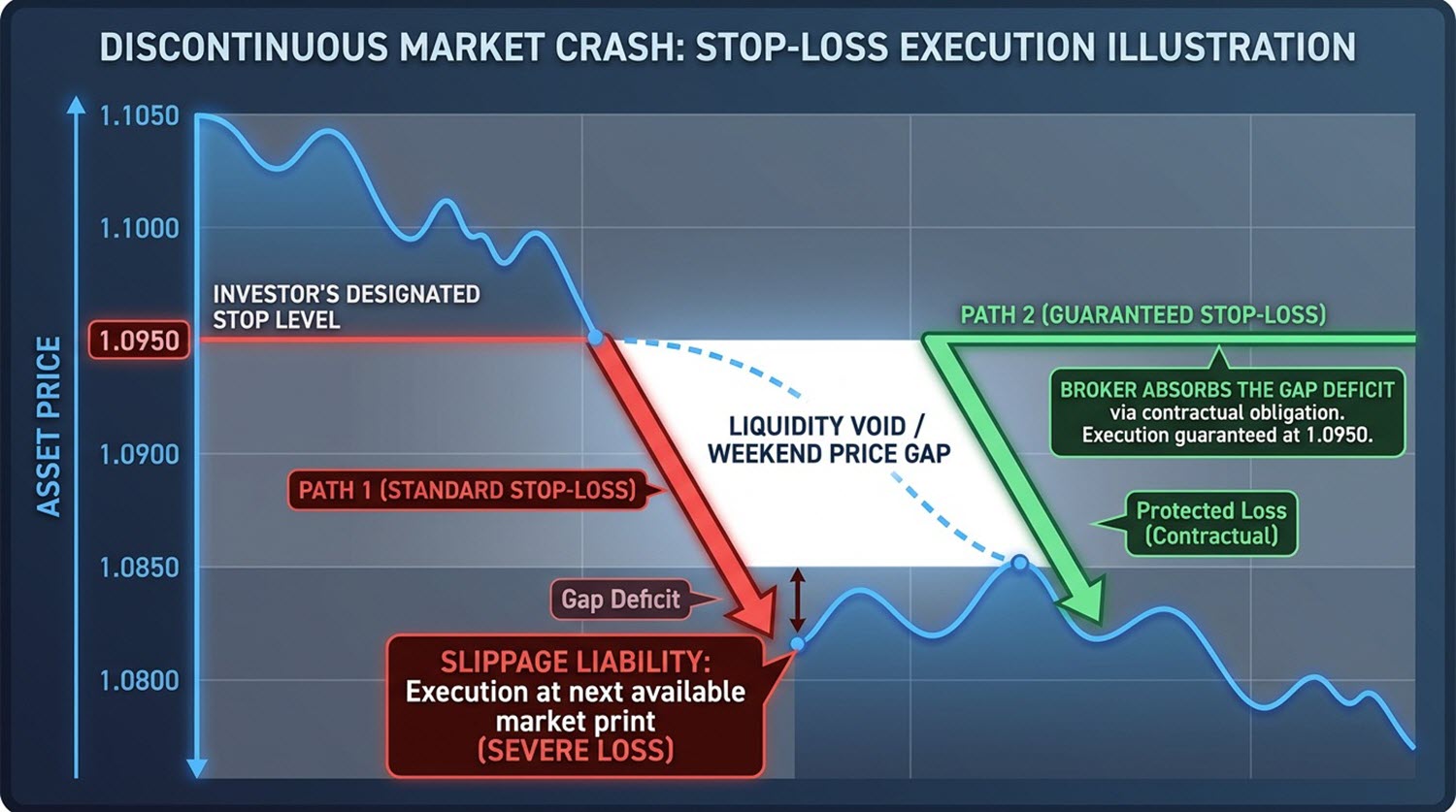 How Guaranteed stop loss orders (GSLOs) help to protect you from slippage and additional loss in volatile markets.
